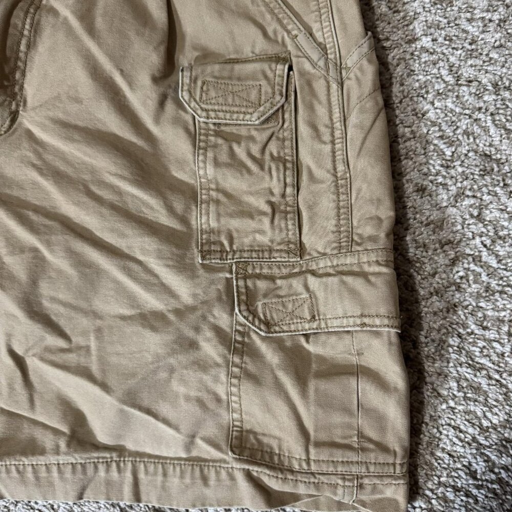 Men's Cargo Shorts - Khaki - Picture 2 of 10
